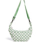 Lucky Check Crescent Bag