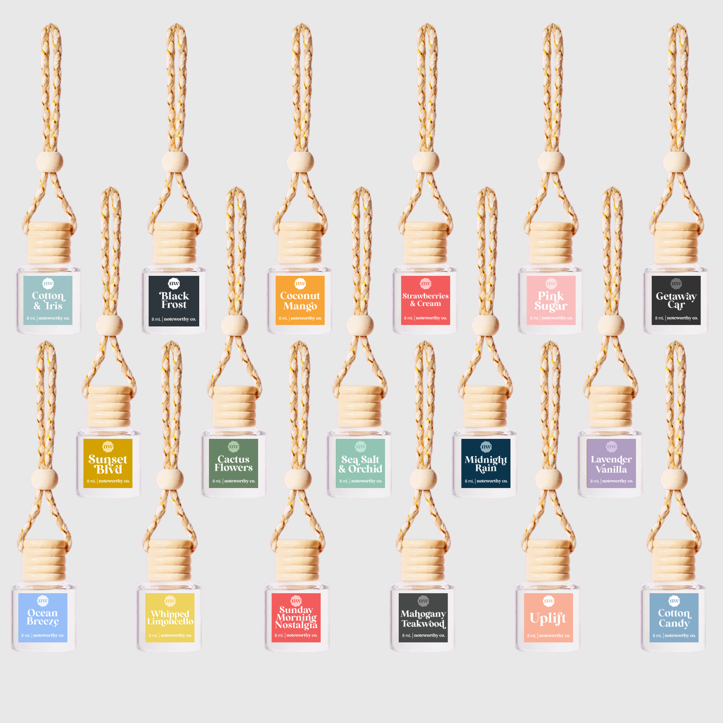 Car Diffusers | Core Scents: No Mylar Bag (You are hanging your product) / Getaway Car