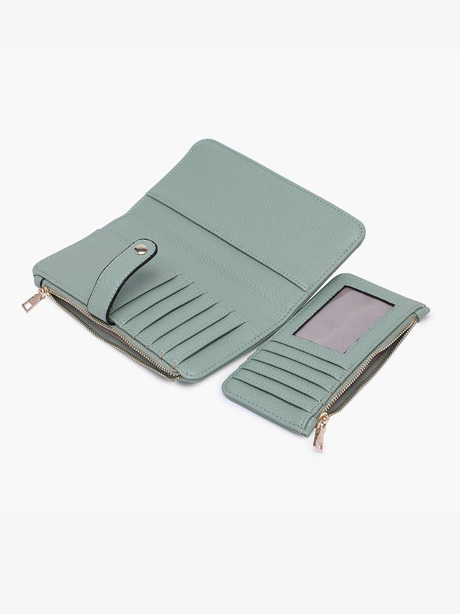 Snap Wallet w/ Removable Cardholder