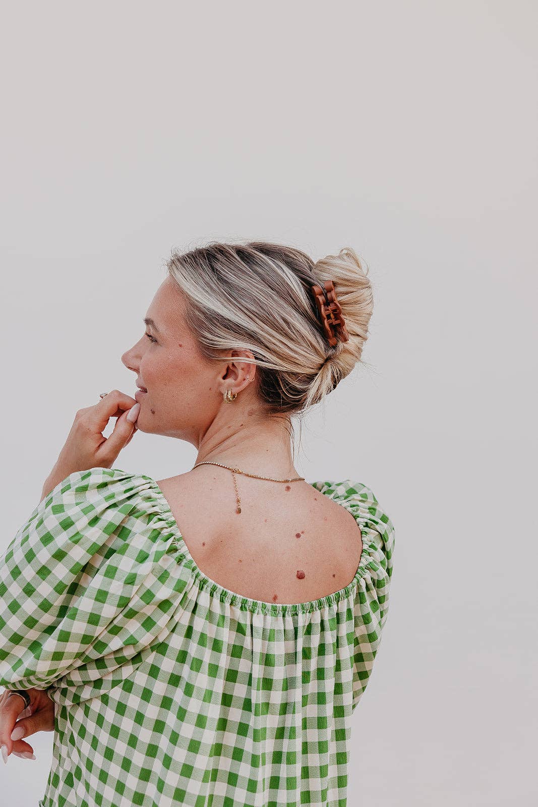 KAXI SCALLOPED MINI CLAW CLIP — 14 COLORS