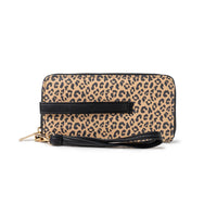 Zip-Around Clutch Wallet - Cheetah