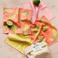 Waffle Cloths - Set of 4 (Corn & Flowers)