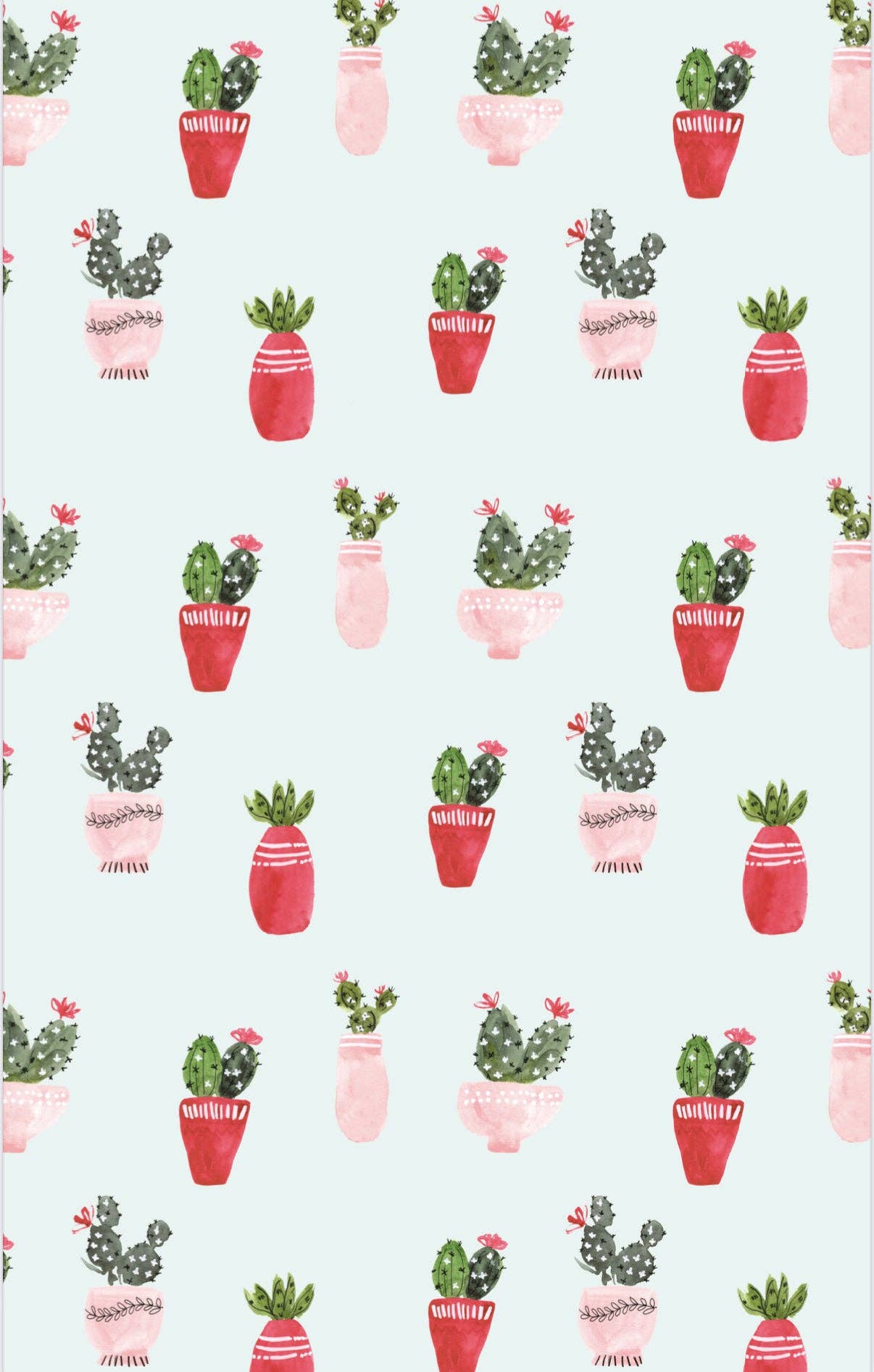 Pots Of Prickles: Double-Sided Hand Towel