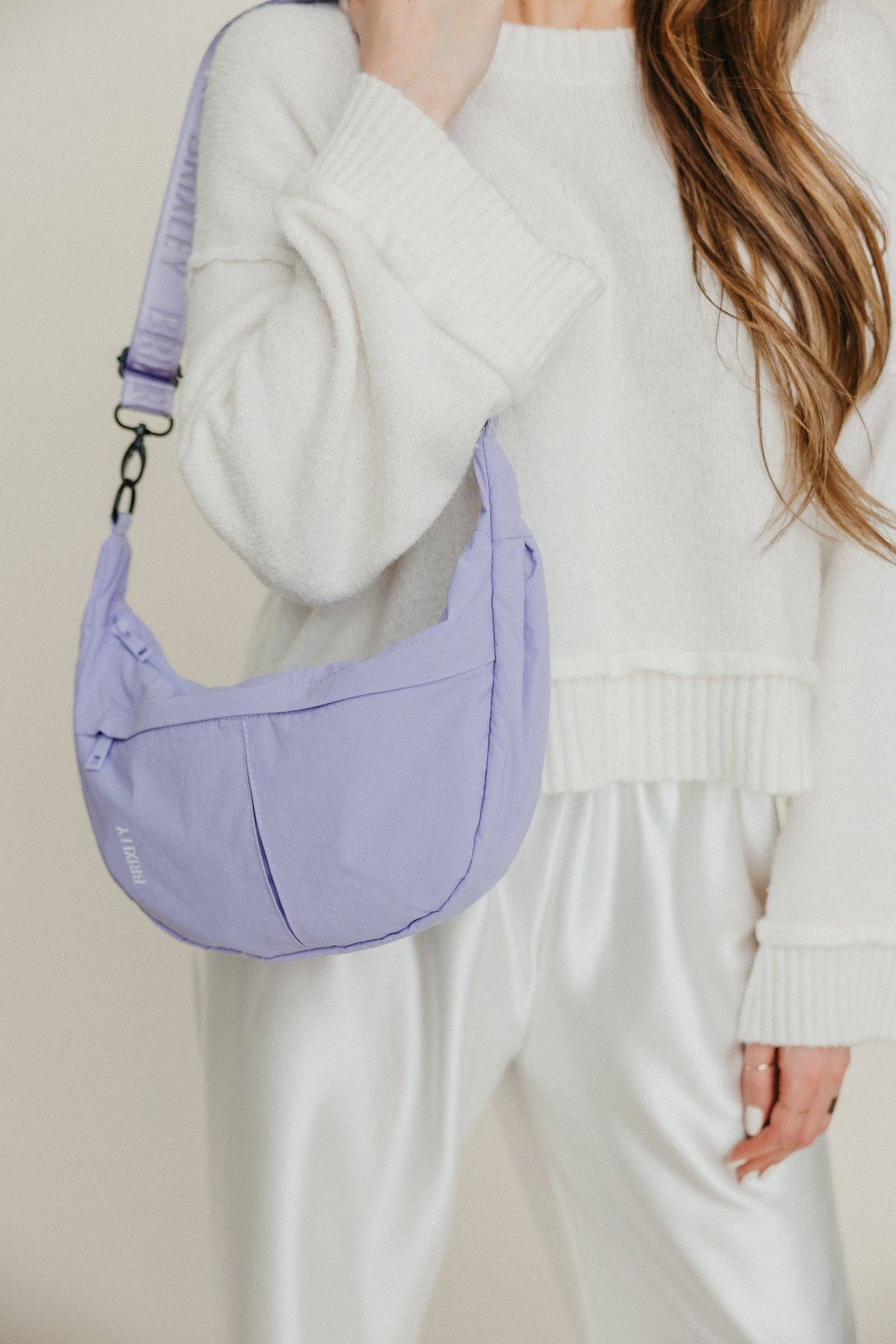 Periwinkle Crescent Bag