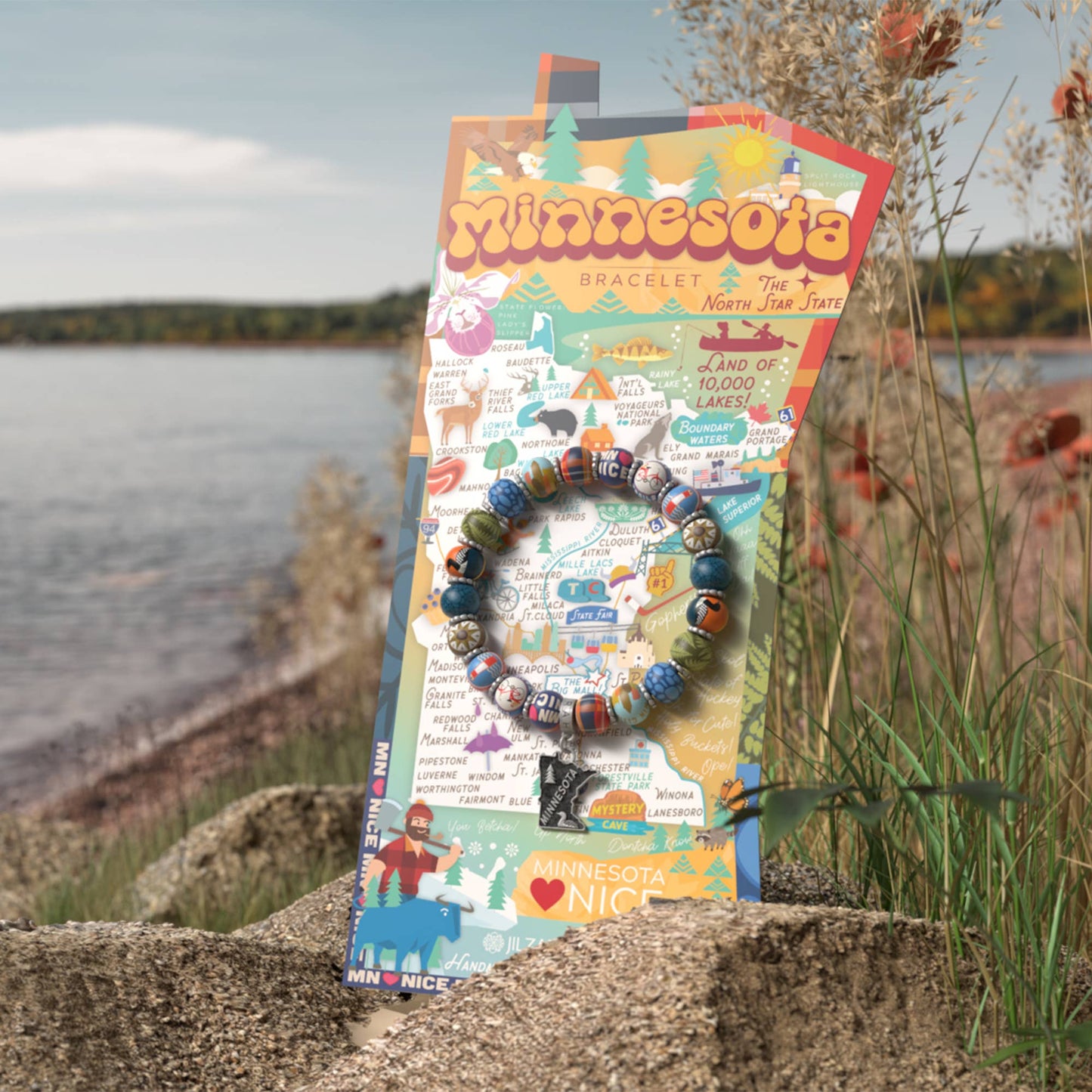 Minnesota - Places We Love Bracelet
