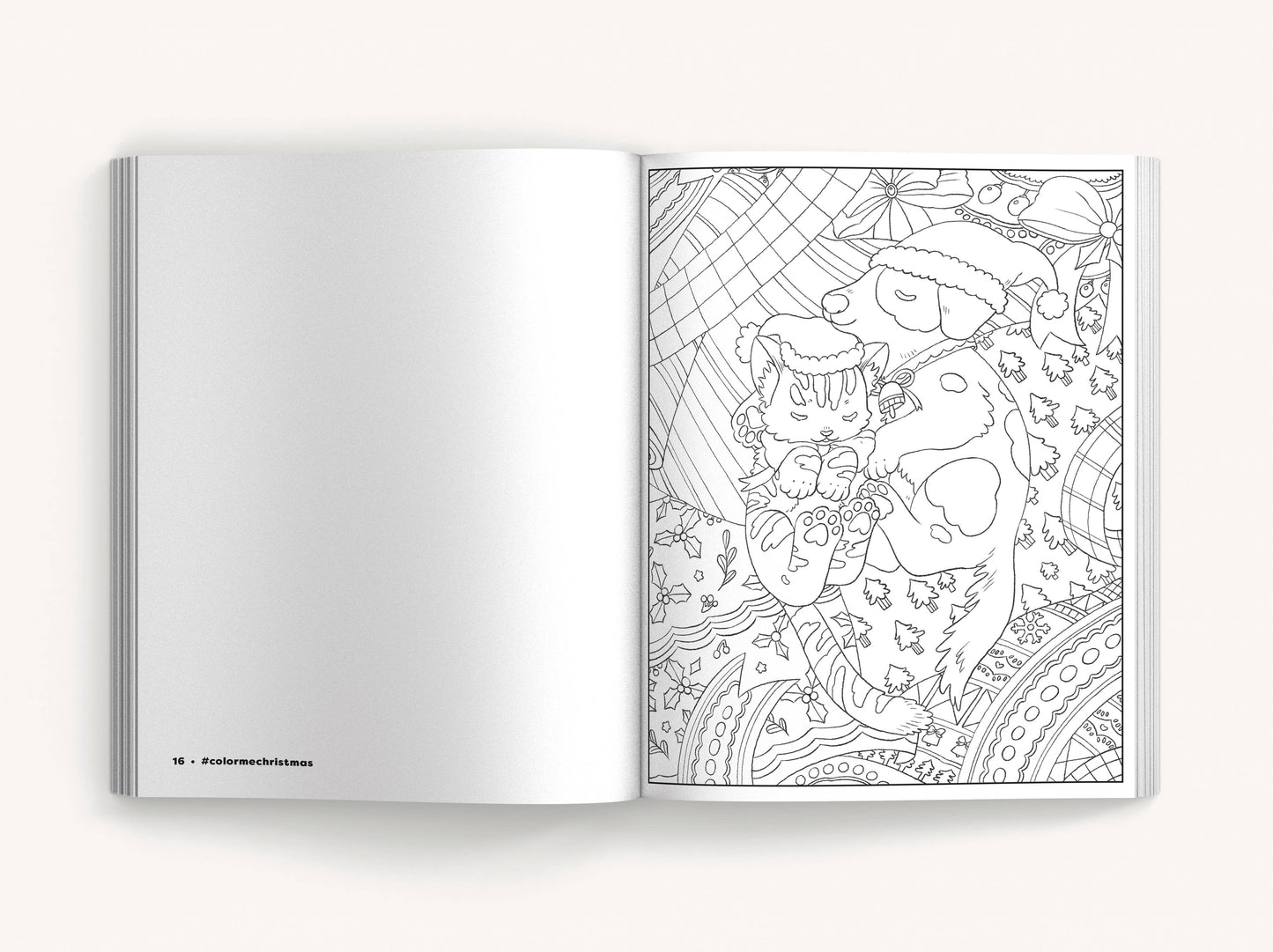 Color Me Christmas: A Festive Adult Coloring Book