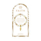 Faith Bracelet - Ivory Palm