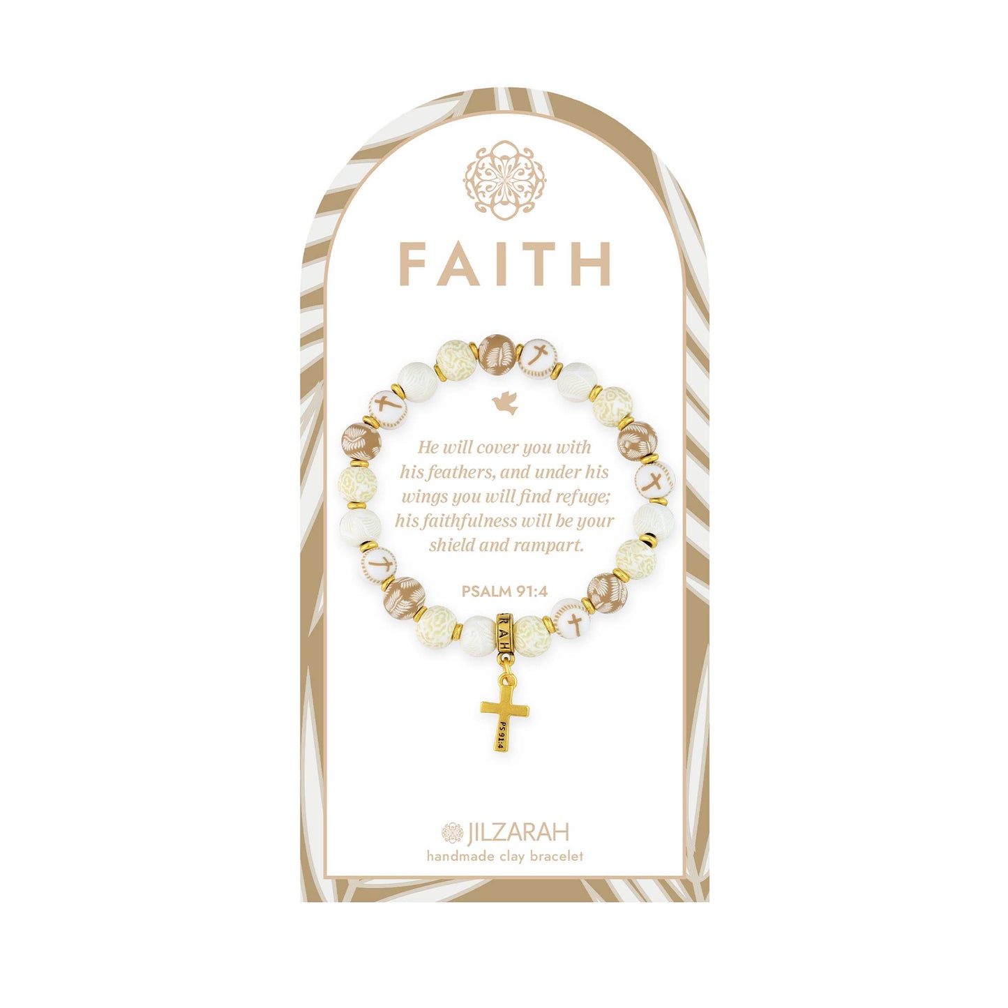 Faith Bracelet - Ivory Palm
