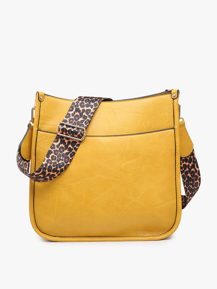 Yellow Chloe Crossbody with Guitar Strap