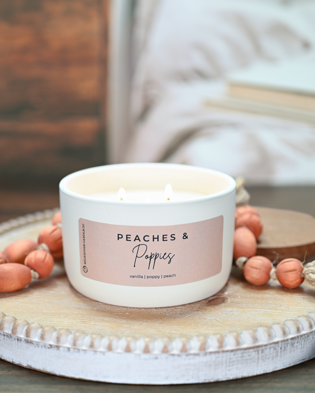 Peaches & Poppies | Signature Statement Candle