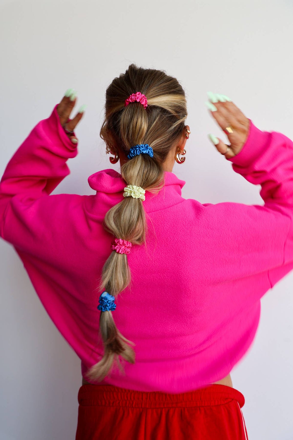 SKINNY SLEEP SCRUNCHIE 6-PACK — SATIN, HAIR-FRIENDLY