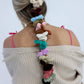 Nylon Bow Slick Back Hair Ties