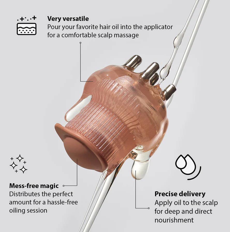 Scalp & Hair Oil Applicator- Terracotta