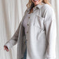 Waffle Knit Button Shirt - Plus Top (3X)