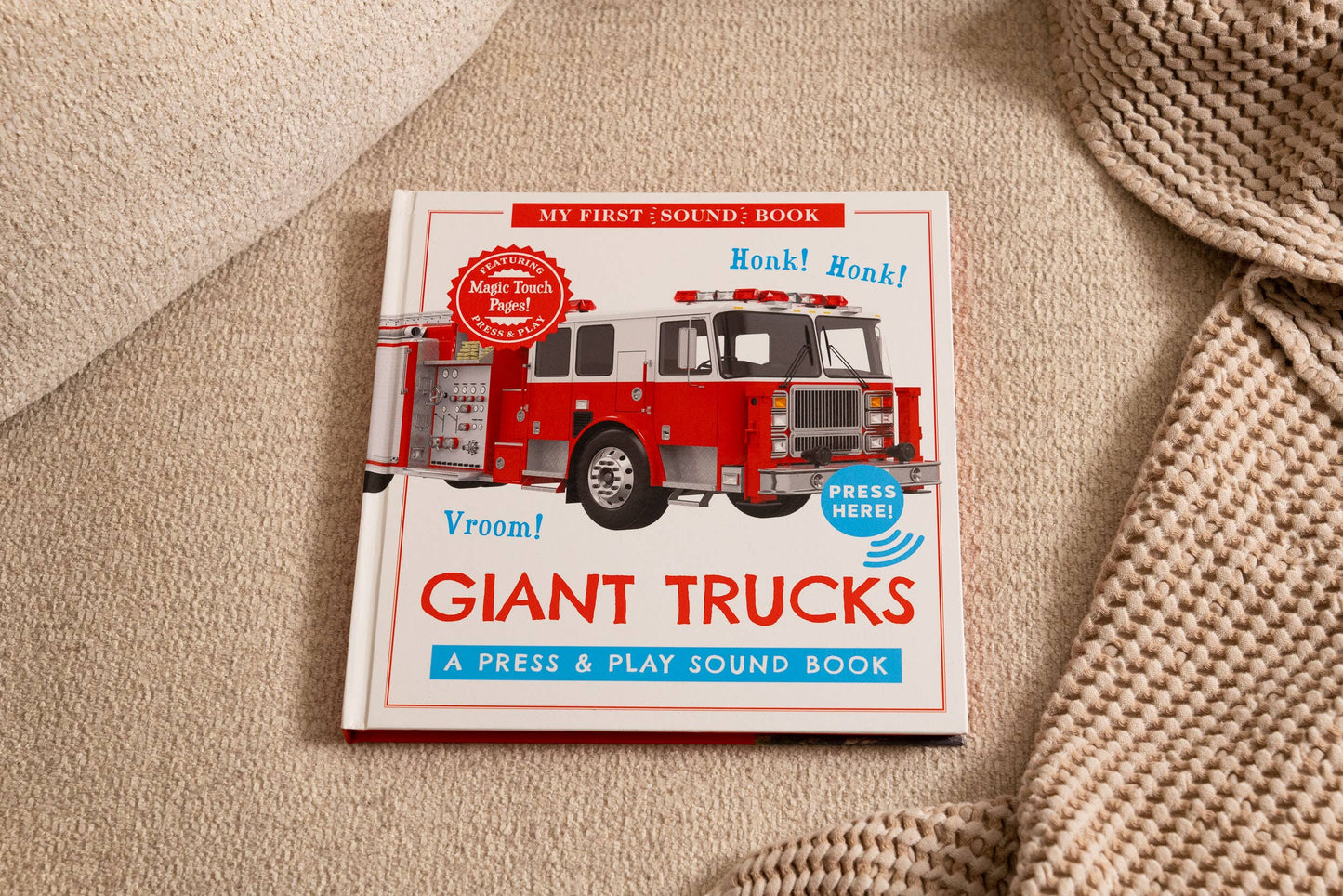 Giant Trucks: A Press & Play Sound Board Book