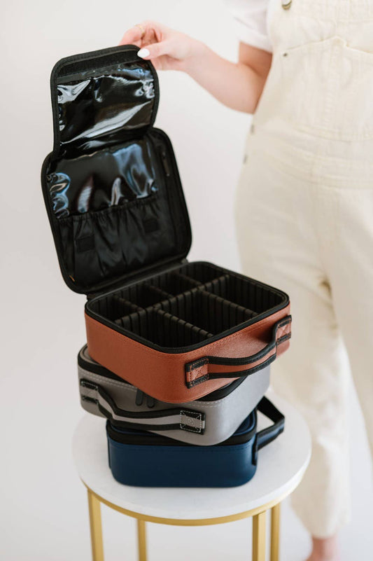 Isabella Customizable Cosmetic Carry all Tote Case