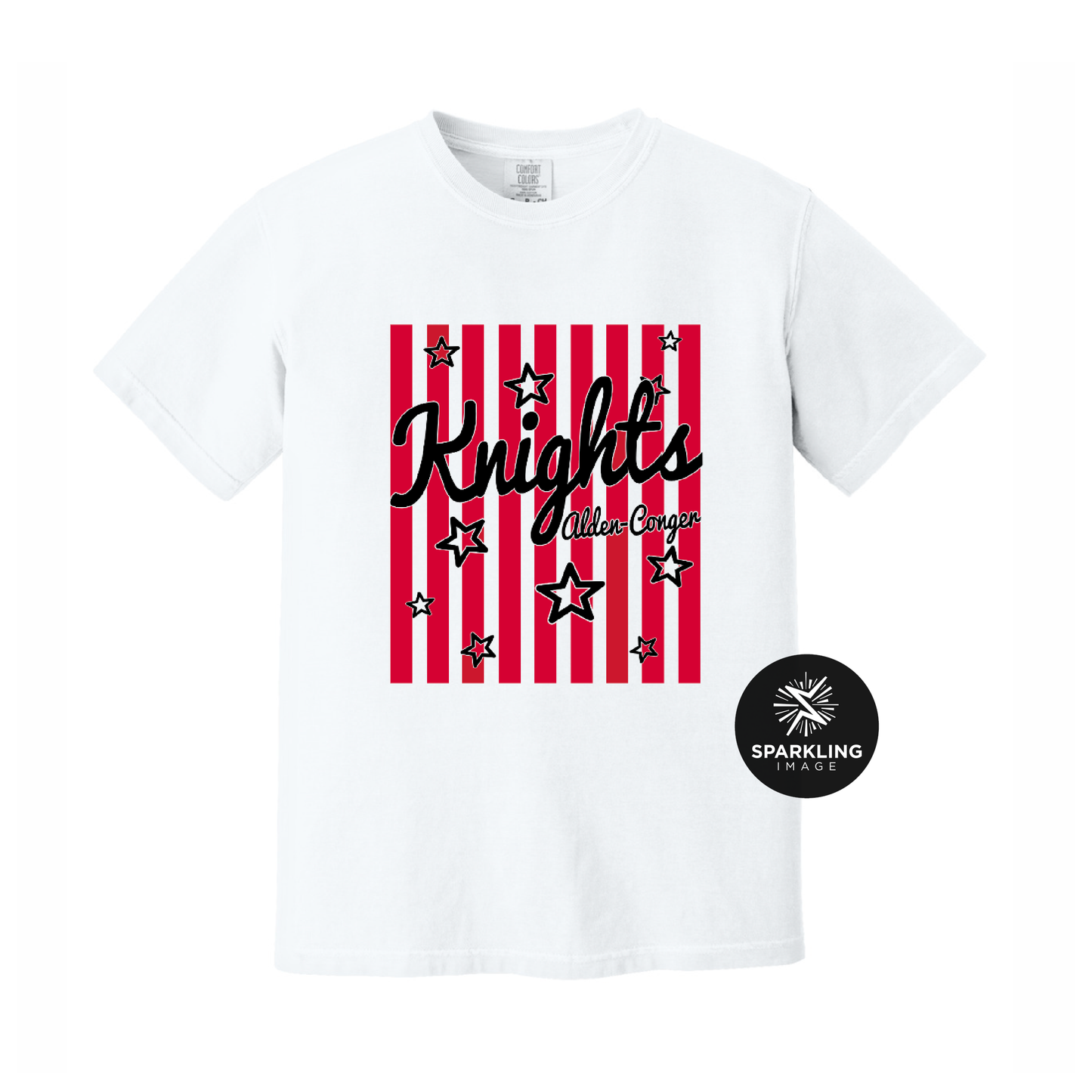 Alden-Conger Knights - Stripes Tee
