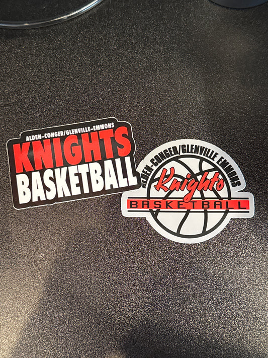Knights Basketball Sticker
