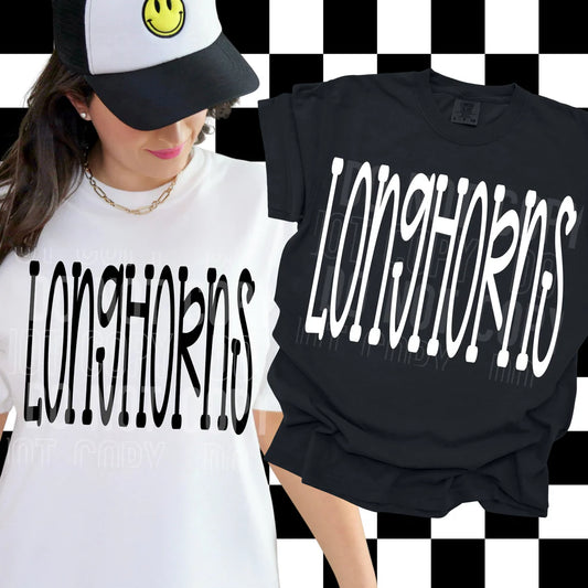 Longhorns Mascot Shirt (pre-order)