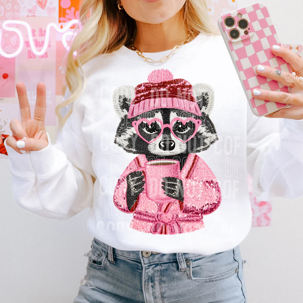 Raccoon Valentine Shirt