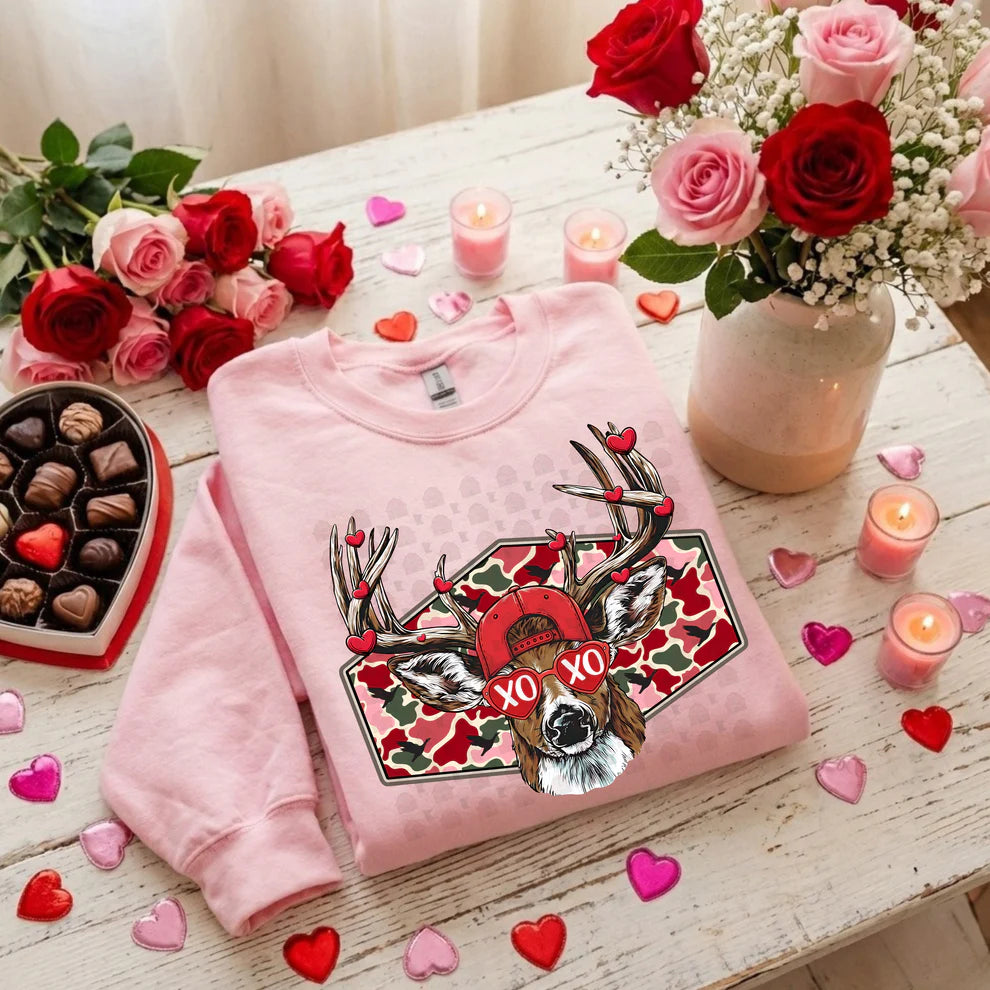 XOXO Deer Tee - Tot, Youth & Adult Sizes