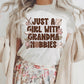 Girl with Grandma Hobbies Shirt