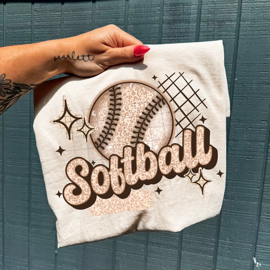 Softball Leopard Shirt