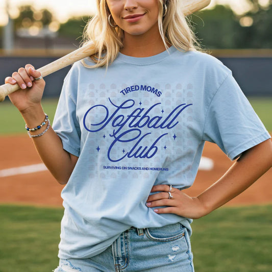 Tired Moms Softball Club Shirt
