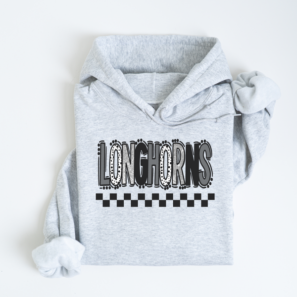 Longhorns DoodleDots - Youth Hoodie