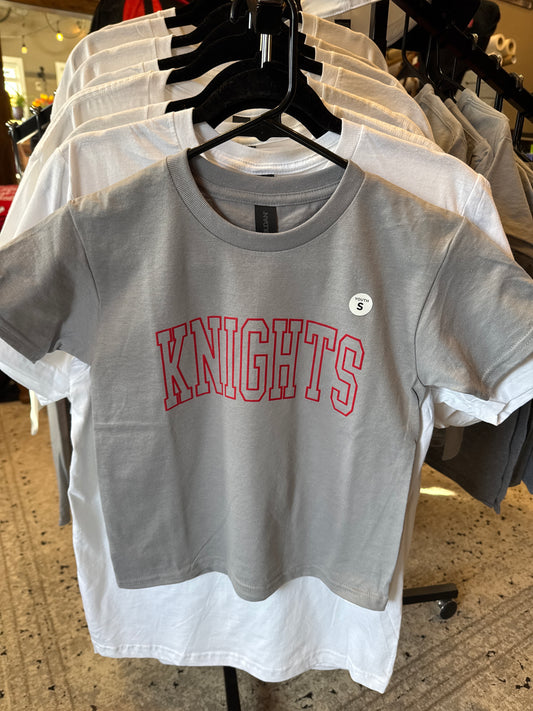Knights Puff Print Tee - Youth