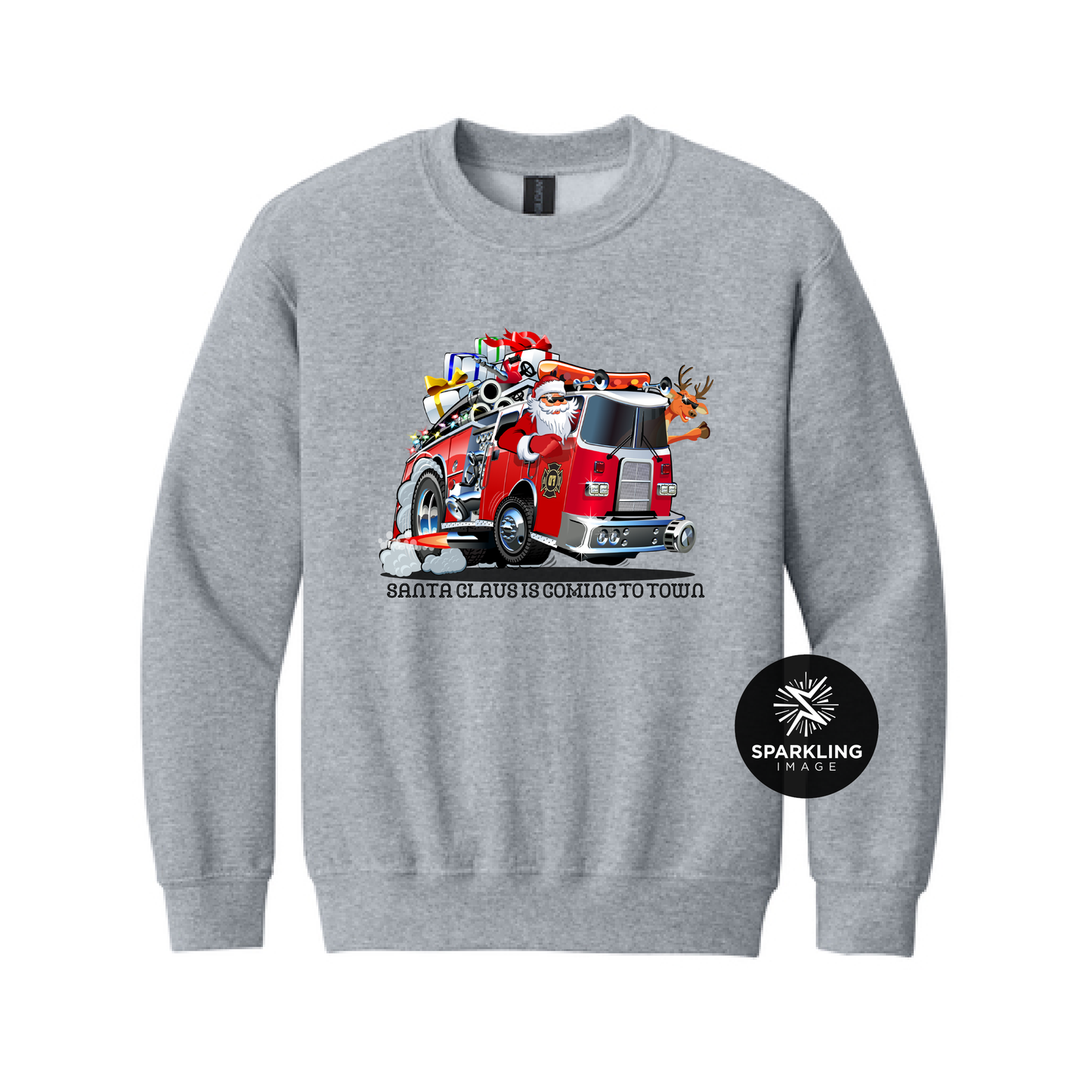 Santa Fire Truck Shirt (Toddler & Youth)