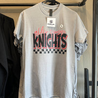 Knights Check Tee - Youth & Adult