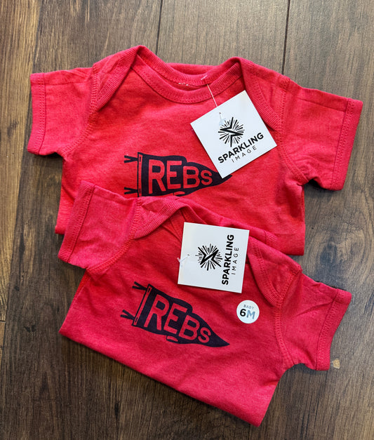 Rebs Pennant Tee - Baby, Youth & Adults