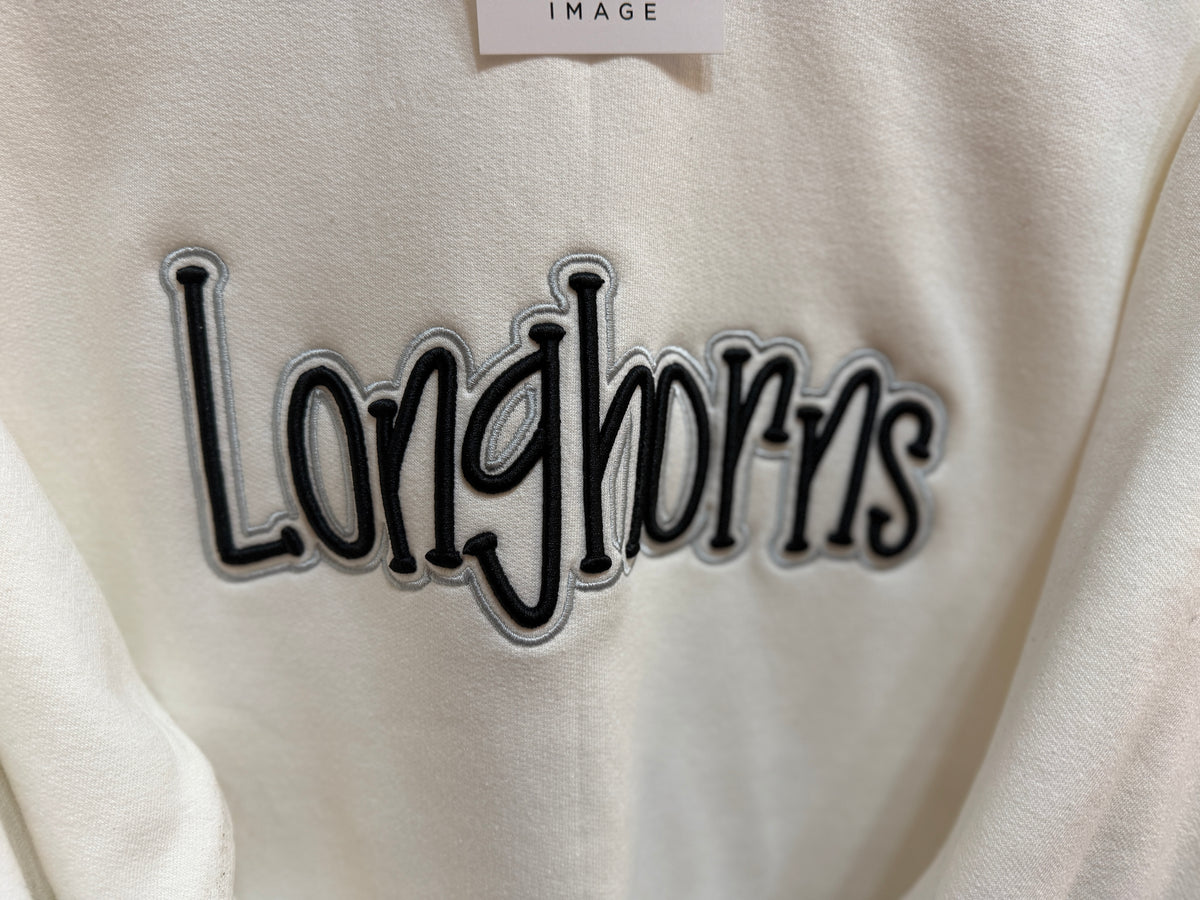 Longhorns Puff Doodle Crewneck