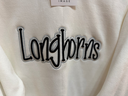 Longhorns Puff Doodle Crewneck