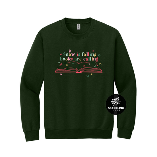 Snow is Falling, Books are Calling - Winter Top