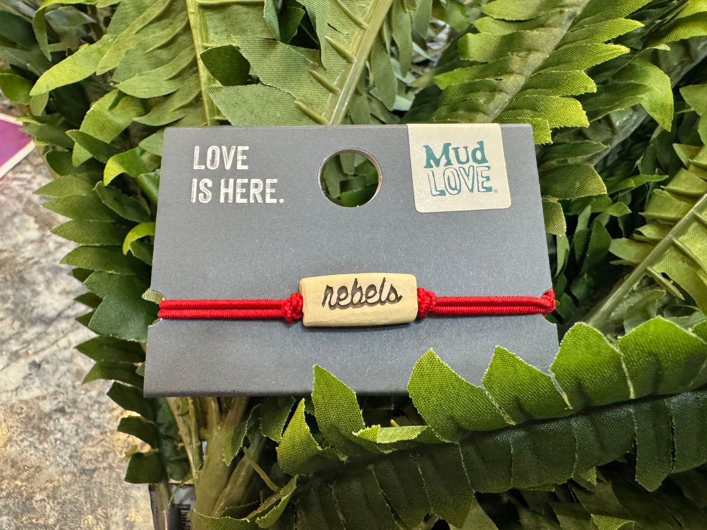 Rebels Stamped Cursive Bracelet