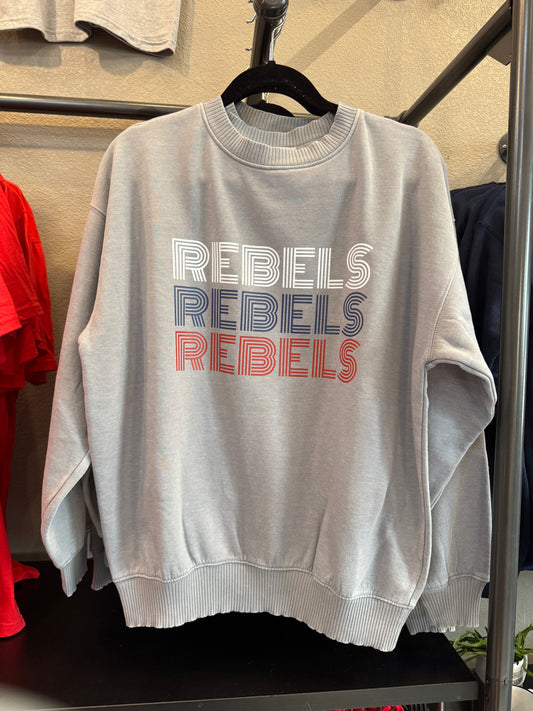 Rebels Stacked Crewneck Sweatshirt
