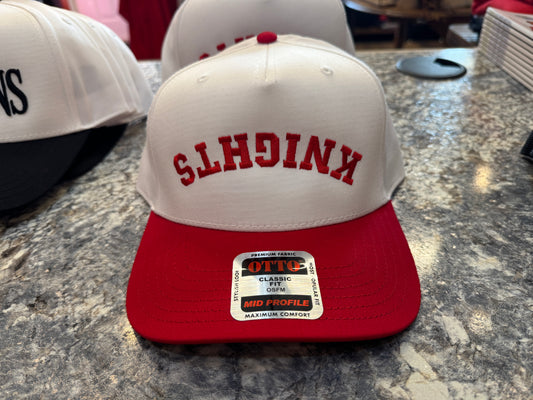 Knights Embroidered Canvas Trucker