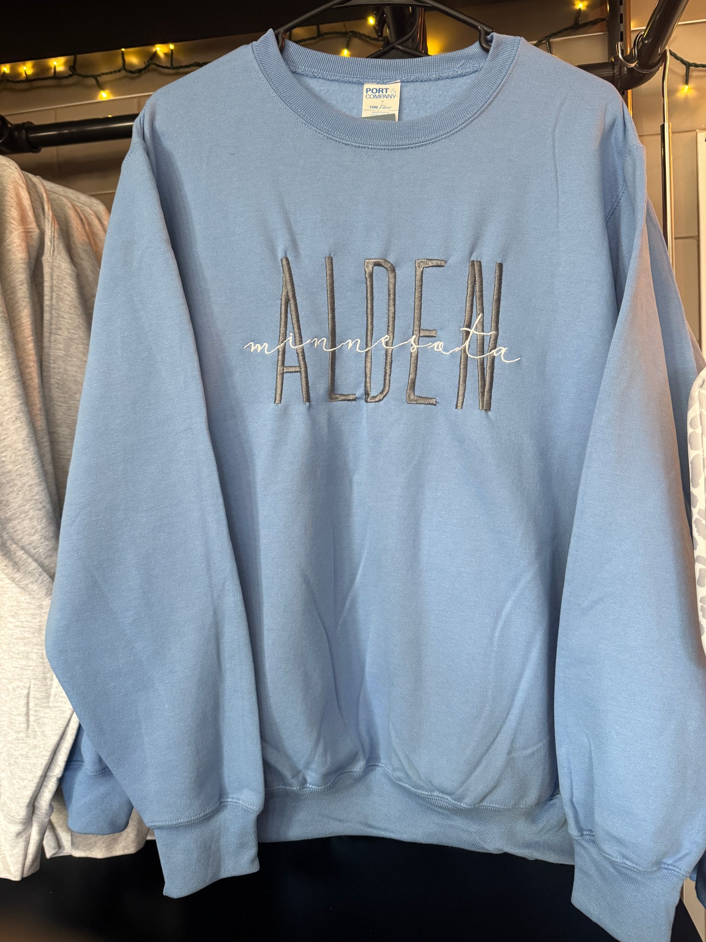 Alden Minnesota Crewneck - Light Blue