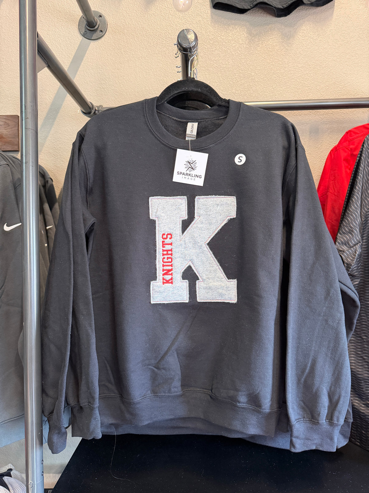 K is for Knights - Applique Crewneck Sweatshirt