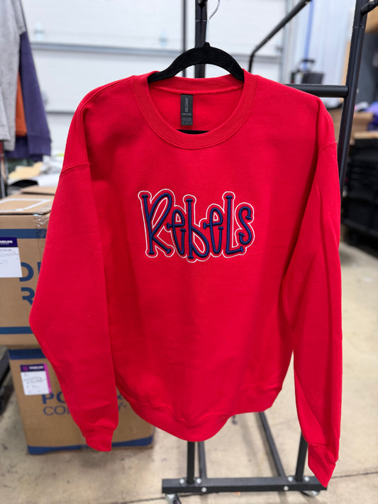 Rebels Puffy Spirit Crewneck