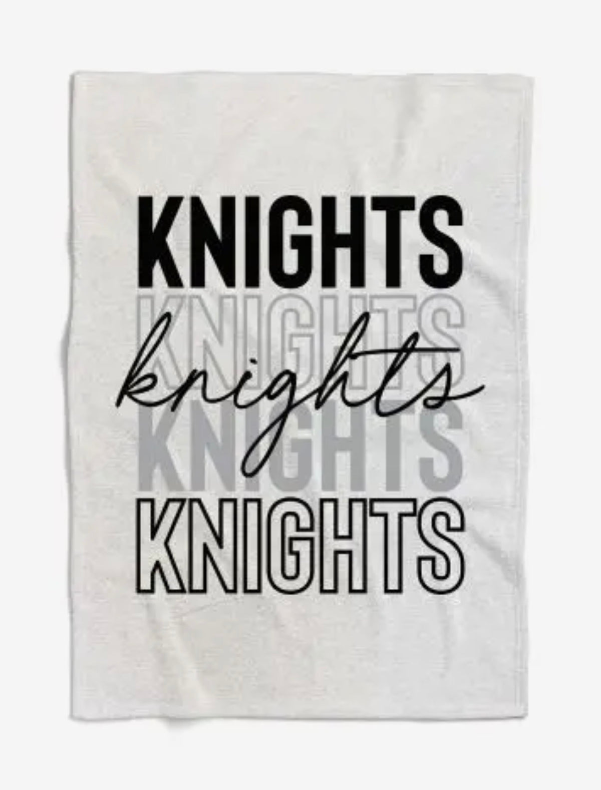Knights Sweatshirt Blanket