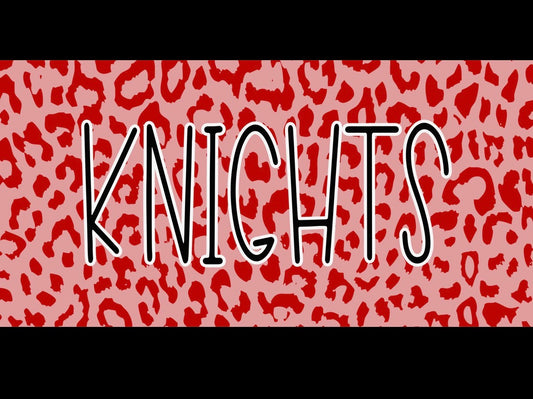 Knights Ceramic Mug - Red Cheetah
