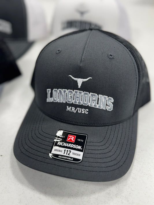 Longhorns Hat - Charcoal/Black