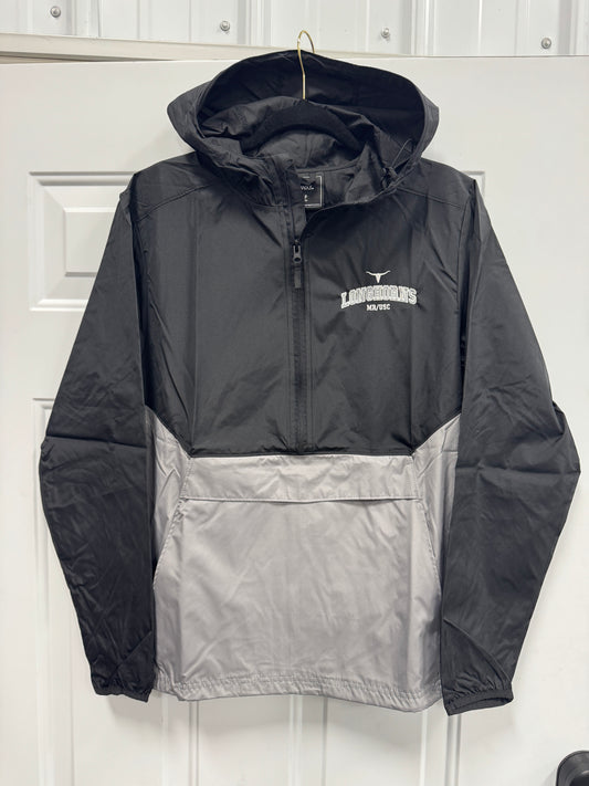 Longhorns Packable Jacket - Black/Grey