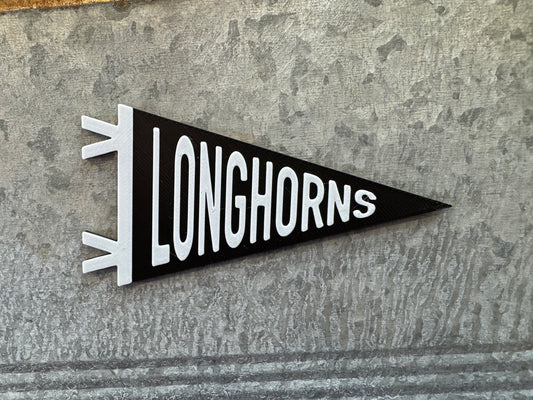 Longhorns Pennant Magnet