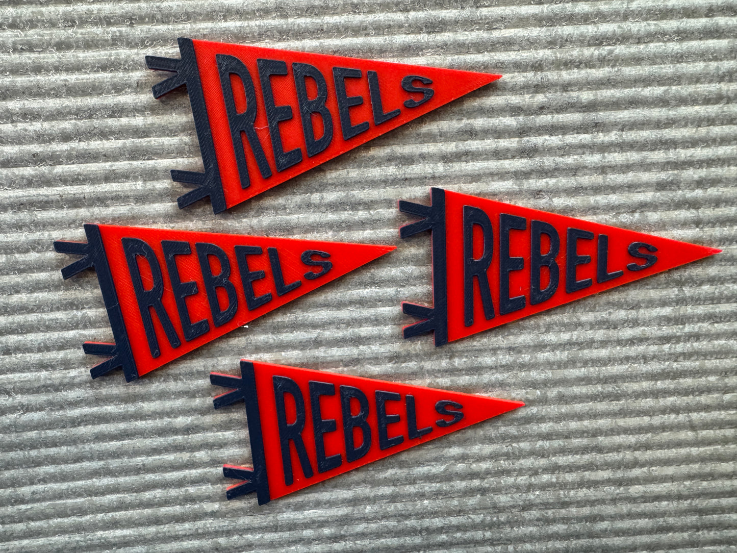 Rebels Pennant Magnet