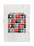 Custom Knights Sweatshirt Blanket