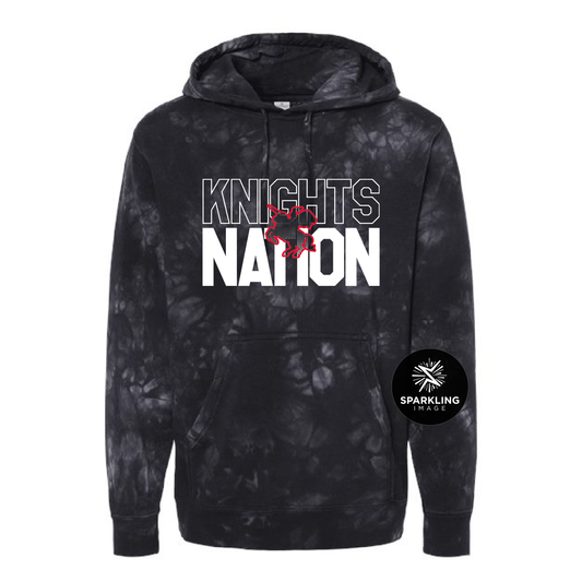 Knights Nation - Tie-Dyed Hoodie
